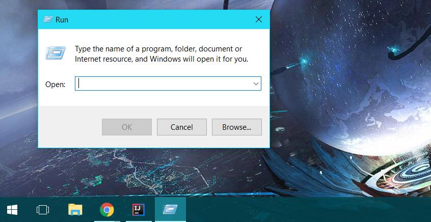 Run Dialog Windows 10