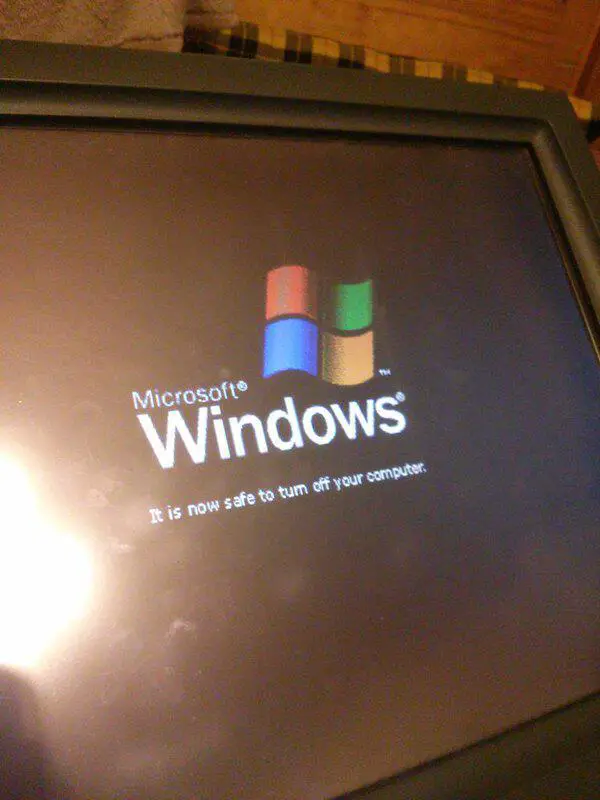 Windows Manual Shutdown