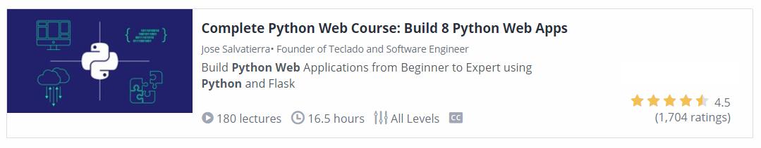 Complete Python Web Course