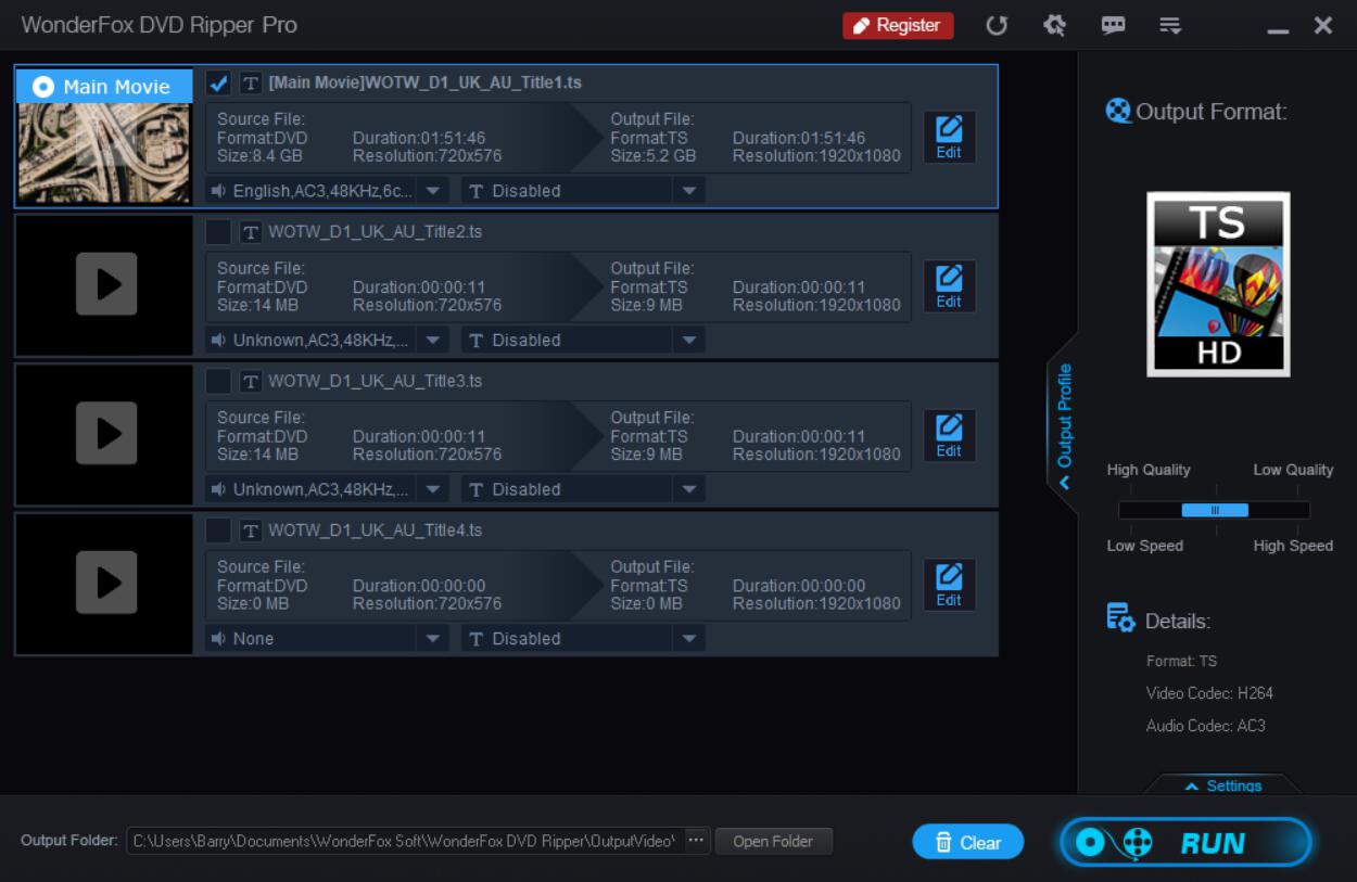 DVD files read by DVD ripper