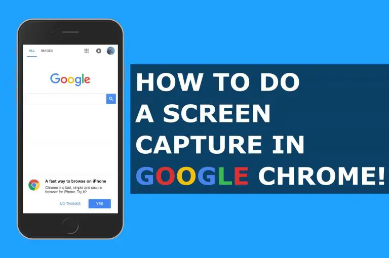 How To Do A Screen Capture In Chrome