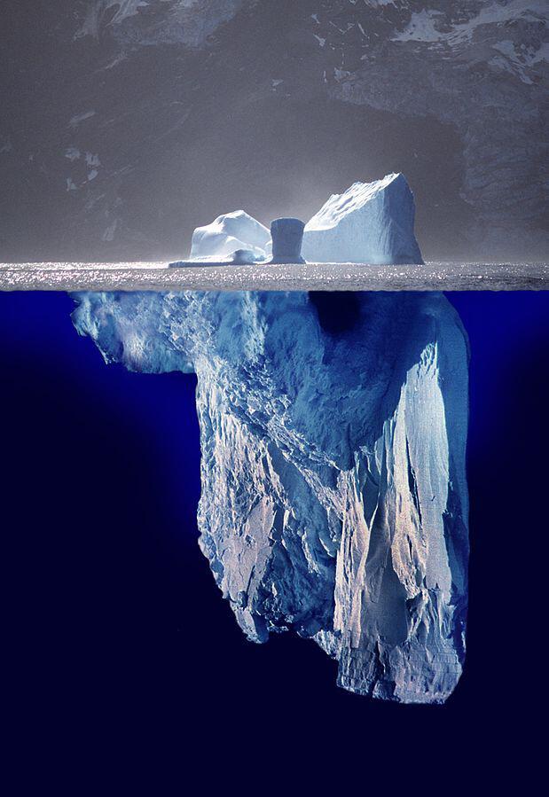 Iceberg Under Water