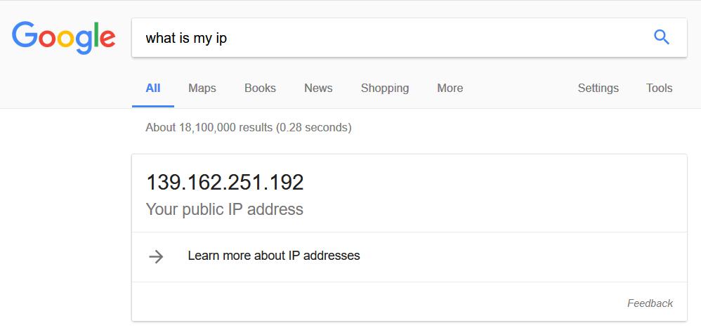 IP address using PROXY in Firefox