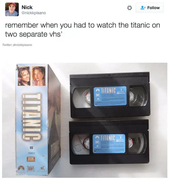 VHS Tweet