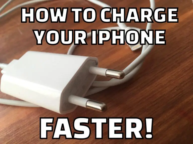 How To Charge Your iPhone Faster!