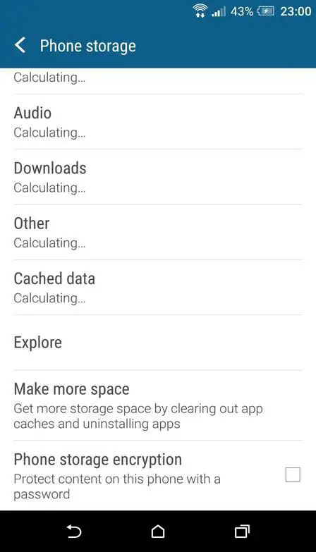 Android Phone Storage