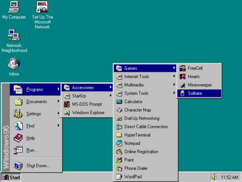 Endless Searching Windows 95