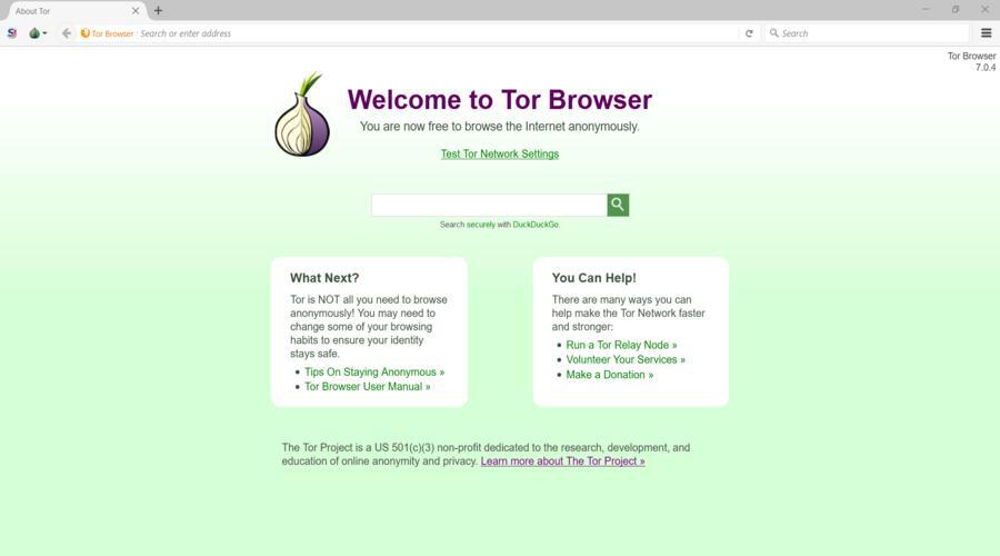 Tor browser