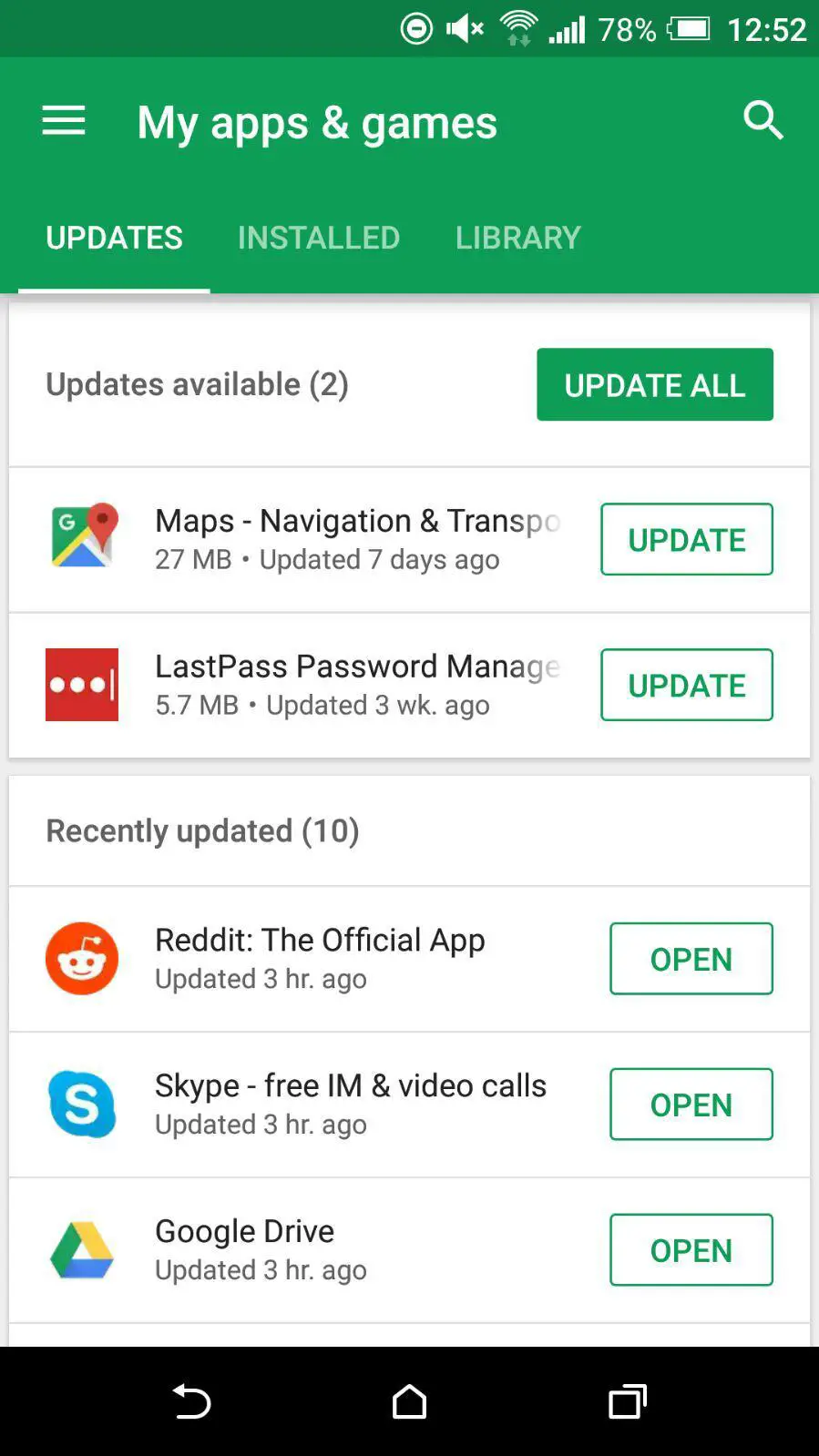 Update Google Maps App Google Play