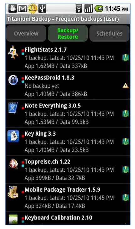 Titanium Backup App For Android