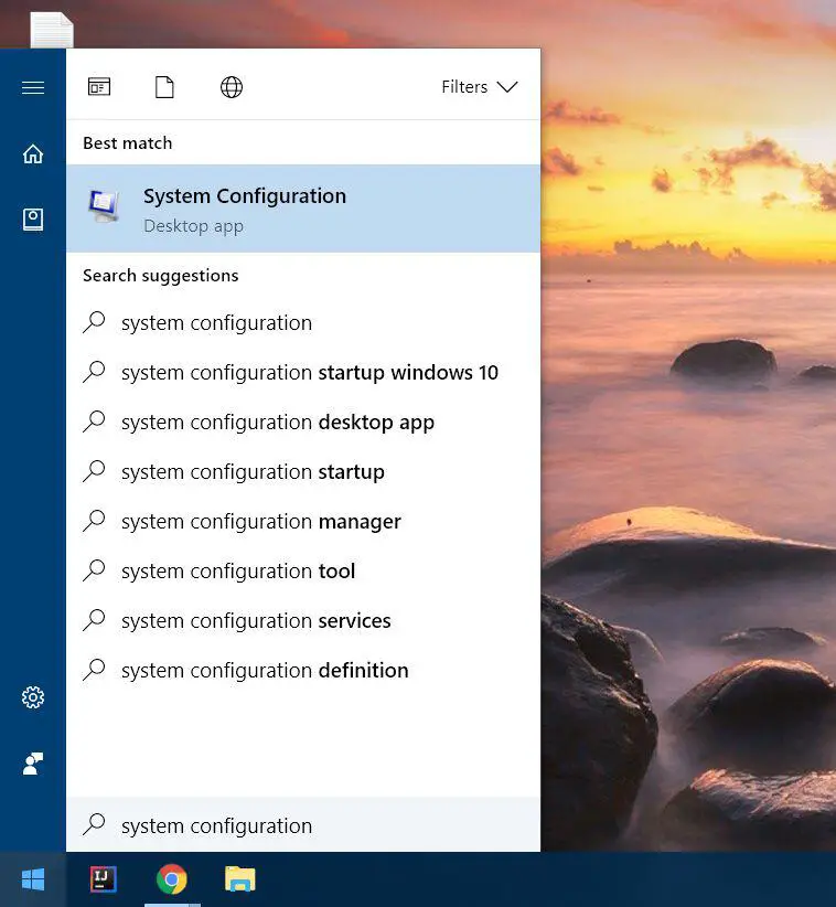 System Configuration Cortana